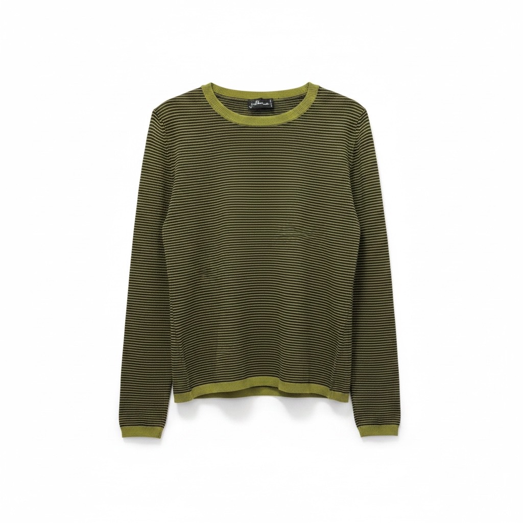 Maglia girocollo a righe