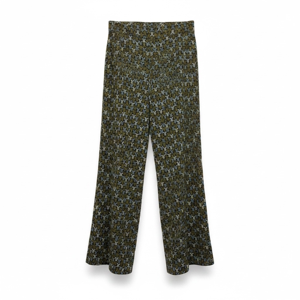 Pantaloni morbidi a palazzo fantasia